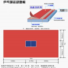 荔枝纹 运动场专用 耐磨防滑阻燃防水弹性运动pvc地板 运动塑胶地板 蓝绿红色 美龙格厂家直销上门安装
