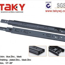 抽屉导轨冷轧钢45宽三节芯反耳钢珠滑轨