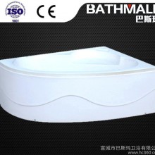 巴斯玛 亚克力刀形浴缸缸 带裙边 出口欧盟