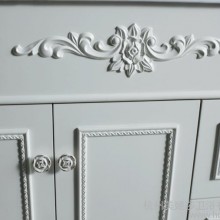 经典浴柜组合柜 白色简欧 PVC浴室镜柜 落地浴柜洗脸盆S8