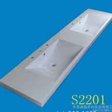 广东定制人造石艺术水槽 优质酒店洗手台盆 厨房台面