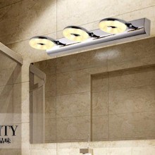 欧式浴室灯 LED镜前灯-不锈钢节能镜柜灯 卫生间灯 高档壁灯具