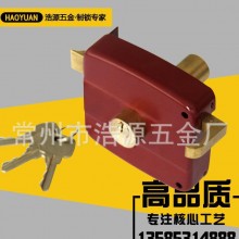爆款热销机械门锁 6682全铜锁芯插芯钩 暗红色外装门锁 品