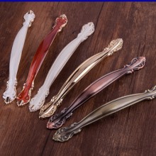 家具拉手 奢华欧式象牙白拉手 抽屉柜门锌合金拉手 1901