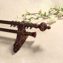 厂家生产    定制 批发   门窗挂钩、窗轨、艺术杆、罗马杆、轨道  、 铝杆AH002-A