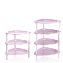 专业KL-1313时尚三层diy塑料层架 浴室角架置物架