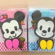 迪士尼米奇米妮门后挂钩铁质创意免钉门窗挂钩厨房衣服无痕衣帽钩