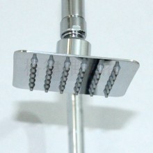 直销 4寸10CM 不锈钢顶喷 超薄增压大花洒淋浴喷头 方形