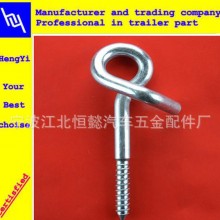 现货碳钢 不锈钢12mm木螺纹卷尾羊眼 猪尾羊眼 折叠环