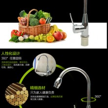 热销爆款冷热水龙头单把双孔洗手盆混水阀直销