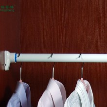 倍哥棒伸缩晾衣杆伸缩晾衣架免打孔浴室卫生间撑杆挂衣杆3米加厚
