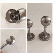 不锈钢加厚衣柜挂衣杆 毛巾座 衣架托 圆管支架