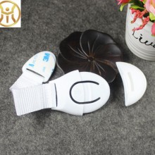 1288K儿童防护多功能安全锁柜门防夹冰箱锁抽屉锁单个装