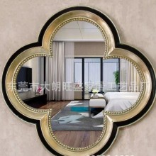 欧式复古挂镜做旧异性家居装饰镜挂壁浴室镜