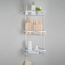 太空铝 三角浴室置物架 卫生间三层置物架 三角架
