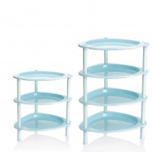 KL-1314储物塑料层架四层浴室整理架角架脸盆架储物架4层