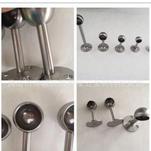 不锈钢加厚毛巾法兰座 衣柜挂衣杆 圆管座窗帘杆 衣管托