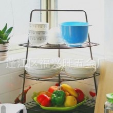 创意简约厨房置物架 锅架 储物架 角架 浴室收纳架