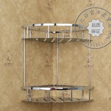 余姚厂家直销不锈钢双层钢板卫浴置物架