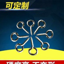 加工定制 小型精致镀锌螺纹羊眼 铁质非标小羊眼圈 宏发金属羊