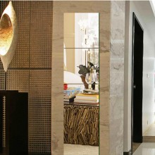 5mm浴室无框墙镜 浴室镜 异形磨斜边 高雅简约