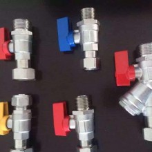 直销壁挂炉五件套球阀 直式壁挂炉套阀耐高温 分水器配件