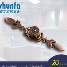 锌合金红古铜拉手 欧式仿古拉手 橱柜衣柜抽屉家具拉手 859