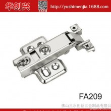 热销推荐家具五金暗藏液压铰链 缓冲自卸快装铰链烟斗合页铰链