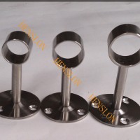 特价挂衣杆法兰座衣柜五金配件不锈钢管固定座加厚衣管座挂衣杆