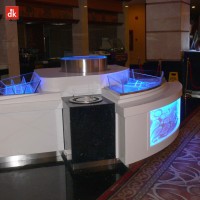 迪克森设计 自助餐台设计制作     餐饮空间设计