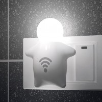 led小夜灯 红外线感应灯 光控人体照明灯 居家卧室床头灯创