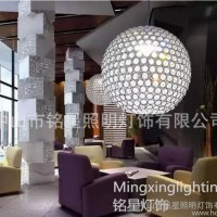创意艺术K9水晶灯现代餐吊灯客厅卧室会所现代衣服店吊灯灯饰