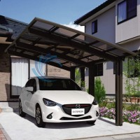 通州订做名豪a-099 别墅耐力板车棚 小区停车棚 商场防晒防雨棚 车棚厂家