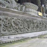 大型石雕景观雕塑 石造大理石浮雕壁画