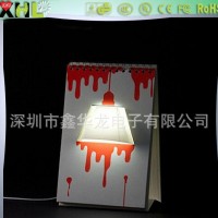 LED小夜灯 新奇特 卡通 阅读护眼USB日历灯翻页日历台灯