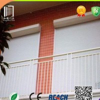 厂家富阳产销铝型材卷帘窗 32型梯形 遮阳卷帘窗 铝合金卷帘