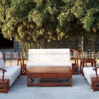 红木家具厂现货黄花梨软包沙发 中式组合四件套 北京豪美伟业红木家具厂