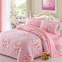 家纺厂家直供春夏纯棉四件套批发床上用品四件套纯棉小碎花批发