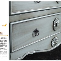 美式浴室柜 乡村田园地中海橡木浴室柜 仿古柜洗手台洗脸盆组合