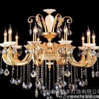 欧式水晶吊灯,水晶吊灯,欧式吊灯,玉石水晶灯,别墅吊灯,厂家定做