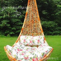 枫叶吊篮 户外藤艺秋千 室内休闲藤椅 摇蓝 吊椅 藤艺 厂家直销