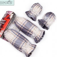 每时美家 田园风格简约时尚蕾丝花边袖套 清新自然儿童长短款套