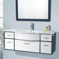 梳洗柜 现代简约白色壁式PVC浴室柜 卫生洁具 橡木柜 卫浴