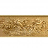 河南郑州美伦直销 砂岩浮雕 壁画 牡丹鸟 客户订做