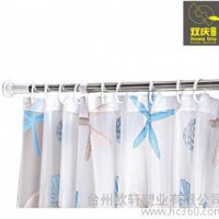 双庆不锈钢浴帘伸缩杆 浴杆不锈钢浴帘撑杆1965