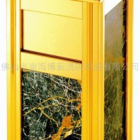 佛山博新供应BX-A003好石质红石大理石室内座地烟灰桶时尚家用精美防腐防锈防老化烟灰垃圾桶 大理石烟灰桶A