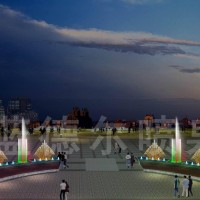 【蓝德尔】加工设计广场商街水池喷泉水景 音乐喷泉