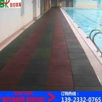 花都小区小面积运动场铺设胶垫 四角弹性胶垫