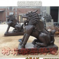 新铸铜孔雀 孔雀柱子 马 鹿 动物 人物 景观雕塑 摆件 麒铜雕铸铜大缸铜花瓶优质青铜大缸直销厂家