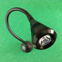 1W 喇叭花黑色台灯 LED书桌灯现在床头灯  现货